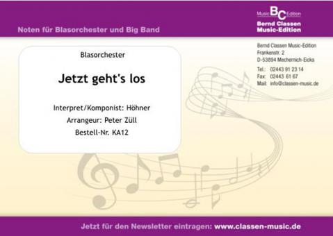 Jetzt geht's los 