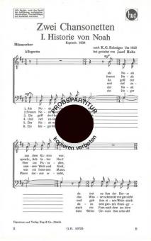 2 Chansonetten 