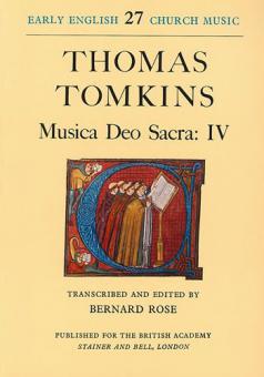 Musica Deo Sacra: IV 