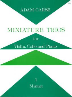Miniature Trios 1 Minuet 