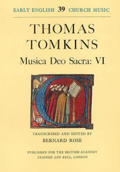 Musica Deo Sacra: VI 