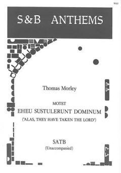 Eheu, Sustulerunt Dominum 