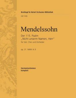 Der 115. Psalm op. 31 