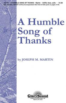 A Humble Song Of Thanks 