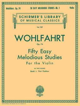 50 Easy Melodious Studies Op. 74 Book 1 