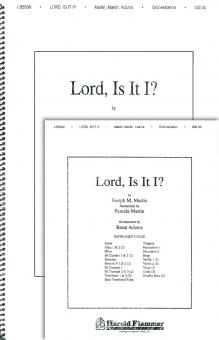 Lord, Is It I? 