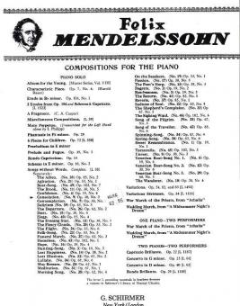 Consolation Op.30 No.9 