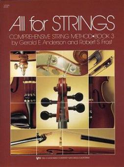 All for Strings Book 3 - Violin 