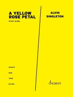 A Yellow Rose Petal Standard