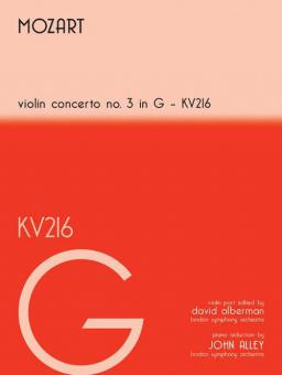 Concerto No. 3 in G K. 216 