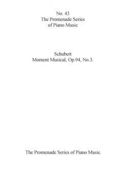 Moment Musical, Op.94, No.3 