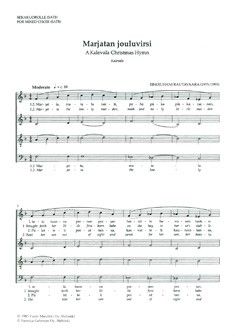 Marjatan jouluvirsi / A Kalevala Christman Hymn 