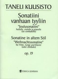 Sonatine in altem Stil Weihnachtssonatine op. 19 