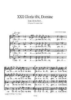 Gloria patri No 22 op. 17 