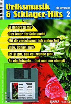 Volksmusik & Schlager-Hits Band 2 (mit Midi-Diskette) 