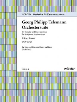 Orchestral Suite G Major TWV 55:G9 Standard