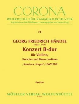 Concerto B-Flat Major HWV 288 Standard