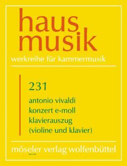 Concerto E Minor P 109 