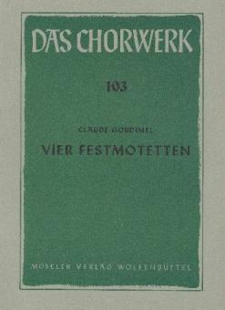 Four Motets For Different Feasts Standard