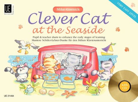 Clever Cat at the Seaside 
