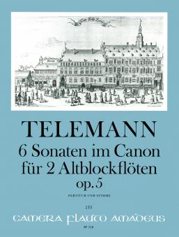6 canonic sonatas op. 5 - TWV 40:118-123 