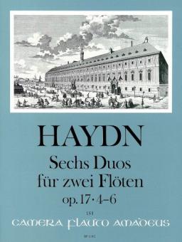6 Duos for two flutes Op. 17 Vol. 2 