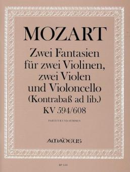 Two fantasies KV 594 und 608 