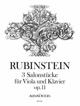 3 Salon Pieces Op. 11 