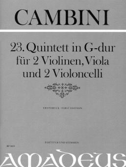 23. Quintett in G-dur 