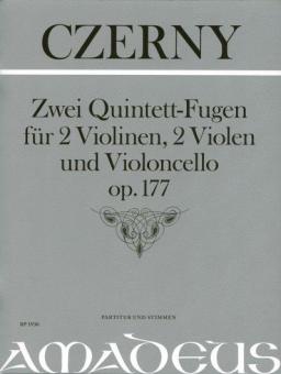 Two quintet-fugues 177/ 1+2 