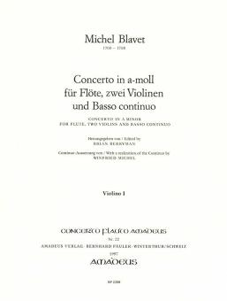 Concerto in a minor - Set of Parts: 3/3/3 