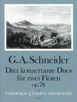 Three duos concertants op. 78 