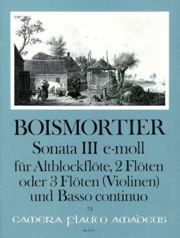 Sonata III op.34 in e minor 