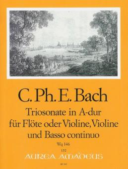 Sonata a tre in A major - Wq 146 