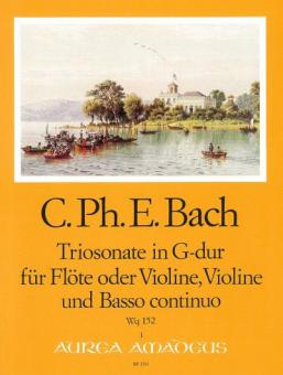 Sonata a tre in G major - Wq 152 - Urtext - 