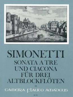 Sonata a tre e Ciacona op. 8 