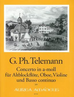 Concerto in a-moll TWV 43:A3 