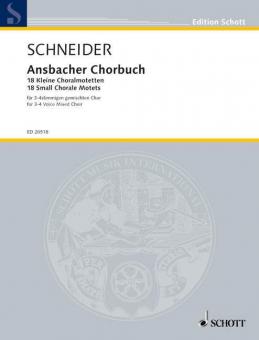 Ansbacher Chorbuch Standard