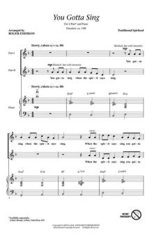 You Gotta Sing Standard