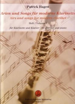 Arien und Songs für moderne Klarinette 1 