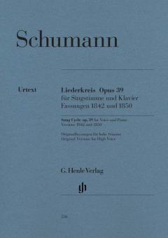 Song Cycle op. 39 for Voice and Piano 