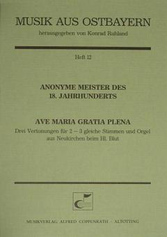 Drei Ave-Maria-Vertonungen 