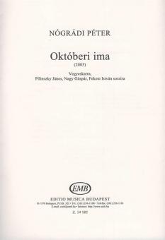 Októberi ima 