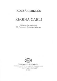 Regina caeli für Frauenchor 