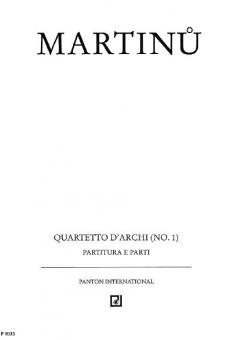 1. String quartet H 117 Standard