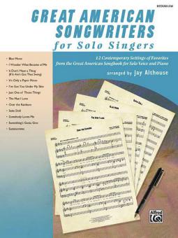 Great American Songwriters for Solo Singers 