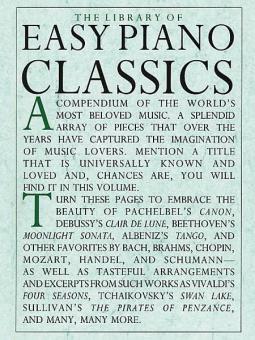 Library Of Easy Piano Classics 