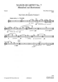 Naxos Quartet No. 7 - Metafore Sul Borromini 