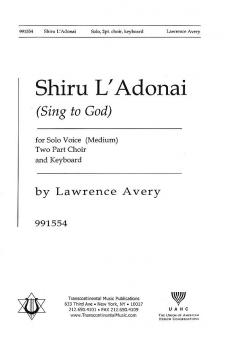 Shiru L'Adonai (Sing To God) 