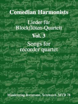 Songs for Recorder Quartet 3 